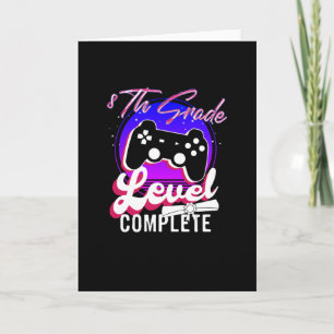 Abschluss Gamer Abschluss der achten Klasse Karte