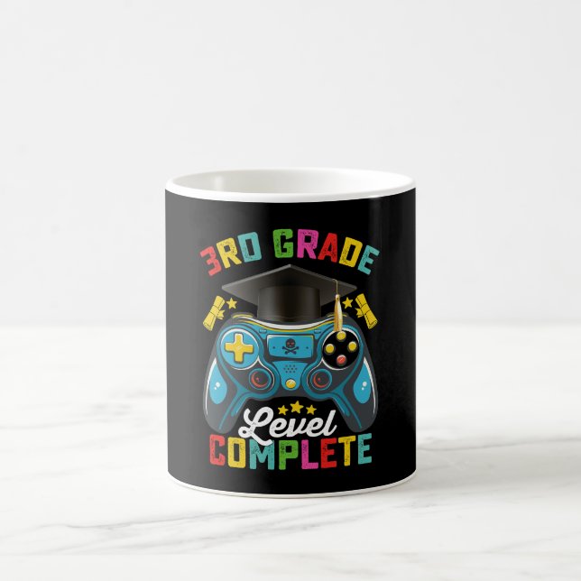 Abschluss Gaming Gamer der dritten Stufe Kaffeetasse (Mittel)