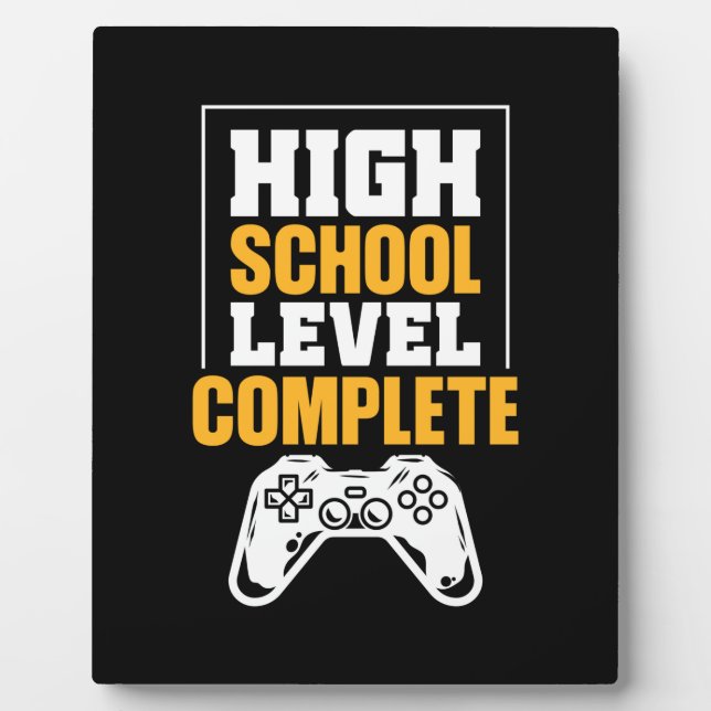 Abschluss-Geschenk | Abschluss der High School Fotoplatte (Vorderseite)