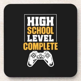 Abschluss-Geschenk   Abschluss der High School Getränkeuntersetzer