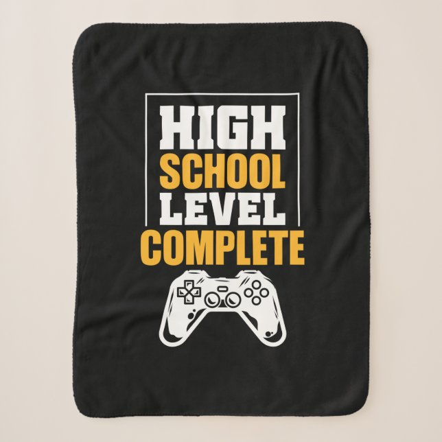 Abschluss-Geschenk | Abschluss der High School Sherpadecke (Vorderseite)
