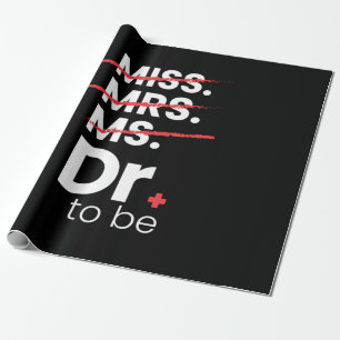 Abschluss-Geschenk Arzt Geschenkpapier