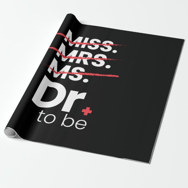 Abschluss-Geschenk | Arzt Geschenkpapier (Ungerollt)