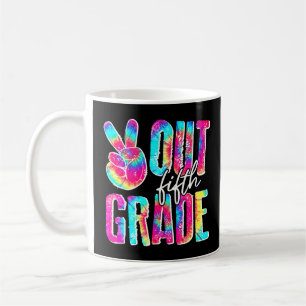 Abschluss-Geschenk Frieden abzeichnen Fünfte Gefär Kaffeetasse
