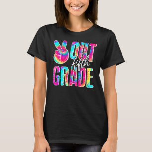 Abschluss-Geschenk Frieden abzeichnen Fünfte Gefär T-Shirt