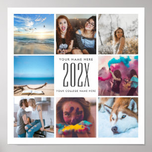 Abschluss-Geschenk für benutzerdefinierte Fotocoll Poster