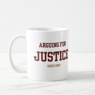 Abschluss Geschenk für Hijabi Anwalt Letter M Kaffeetasse