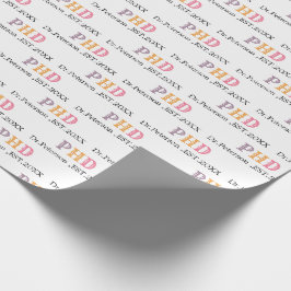 ABSCHLUSS-Geschenk für PHD oder Ärzte Geschenkpapier
