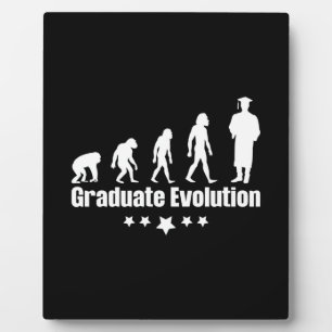 Abschluss-Geschenk Graduate Evolution Fotoplatte