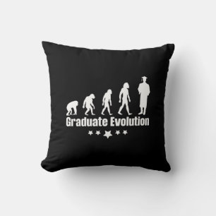 Abschluss-Geschenk Graduate Evolution Kissen
