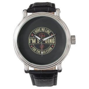 Abschluss-Geschenk   Ich habe nichts, was ich tue Armbanduhr
