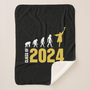Abschluss-Geschenk Klasse 2024 Sherpadecke