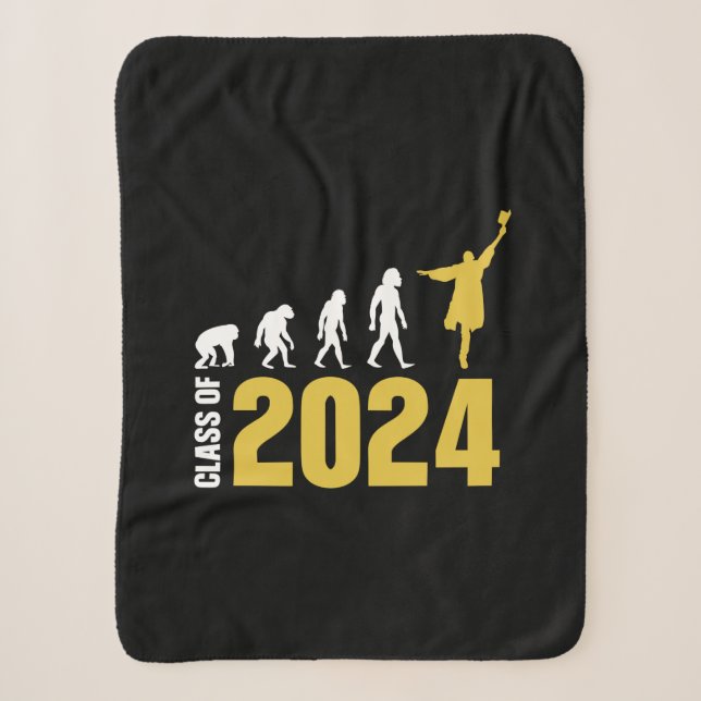 Abschluss-Geschenk | Klasse 2024 Sherpadecke (Vorderseite)