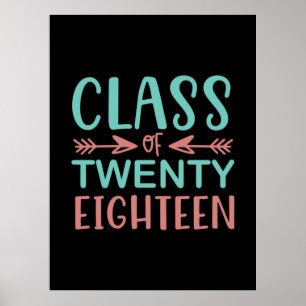 Abschluss-Geschenk   Klasse der achtundzwanzig Poster
