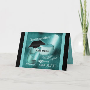 Abschluss Geschenke Männer Frauen elegant Karte