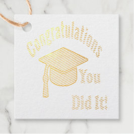 Abschluss-Geschenktag Geschenkanhänger