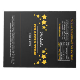 Abschluss Gevor Stars XL Candy Wrappers Notepad Notizblock