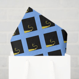 Abschluss gibt Light Blue Seidenpapier