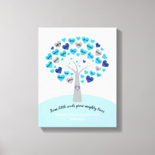 ABSCHLUSS-GIFT-Baumspeicher-Keepsake Leinwanddruck