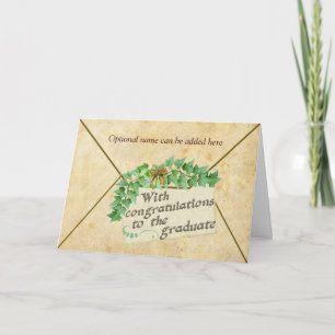 Abschluss Gift Money Enclosure Card Karte
