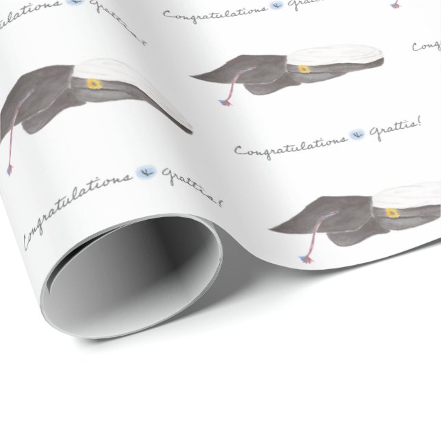 Abschluss Gift Wrap für schwedisch-amerikanische S Geschenkpapier (Rolleneckpunkt)