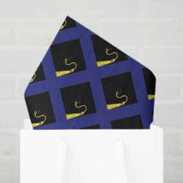 Abschluss Gifts Blue Seidenpapier