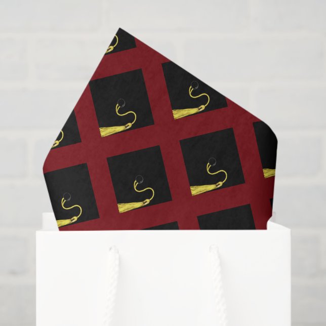 Abschluss Gifts Maroon Seidenpapier (Geschenktüte)