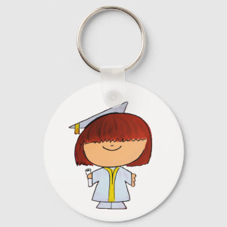 Abschluss Girl Schlüsselanhänger
