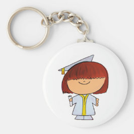 Abschluss Girl Schlüsselanhänger