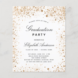 Abschluss Glitzer Flyer