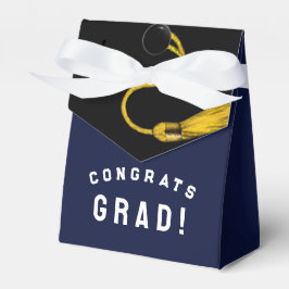 Abschluss Glückwunschs Navy Blue Gevor Box Geschenkschachtel