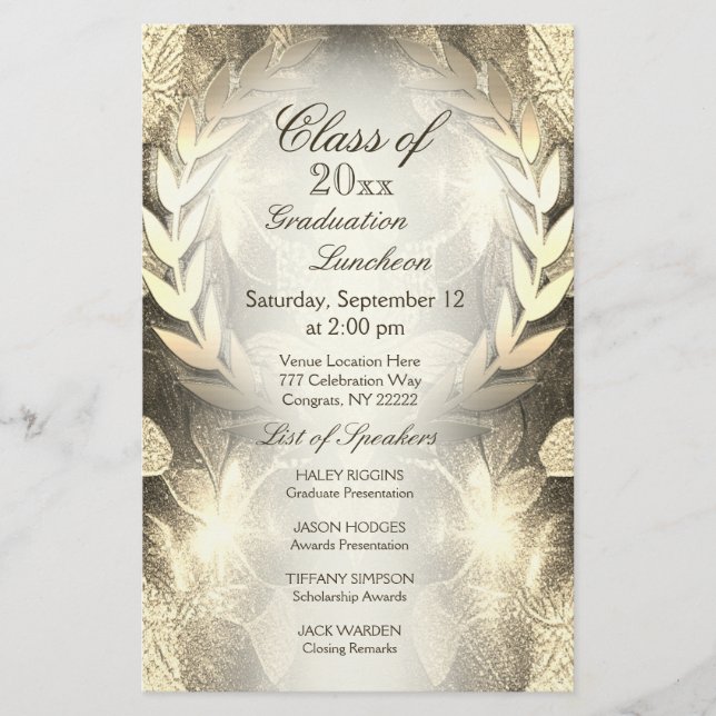 Abschluss | Gold Laurel Leaf (Vorderseite)