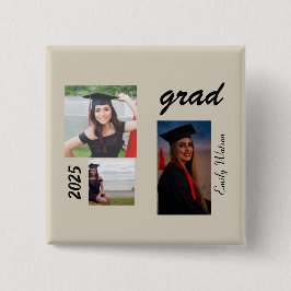 Abschluss Grad 2025 personalisiert Button