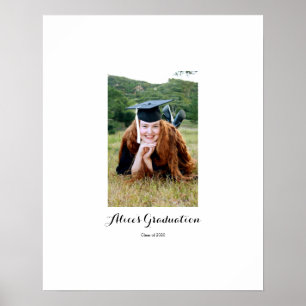 Abschluss Grad Graduate Party-Zeichen an Bord Poster