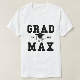 Abschluss Grad Max Black Text T - Shirt
