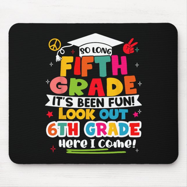 Abschluss Graduate Boys Girls Ki Mousepad (Vorne)