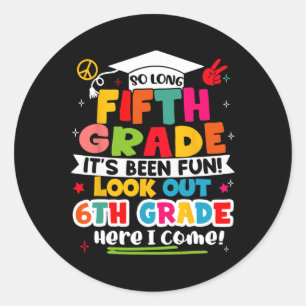 Abschluss Graduate Boys Girls Ki Runder Aufkleber