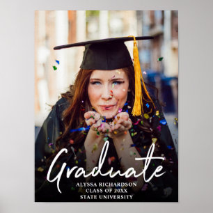 Abschluss Graduate Foto Typografie Poster V2