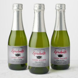 Abschluss, graurot und schwarz geteilt