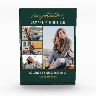 Abschluss Green 2024 Grad Fotoblock