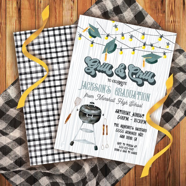 Abschluss Grill and Chill GRILLEN Einladung (Von Creator hochgeladen)