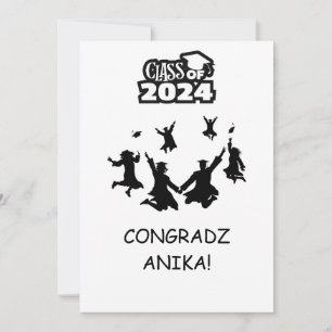 ABSCHLUSS-GRUSSKARTE EINLADUNG