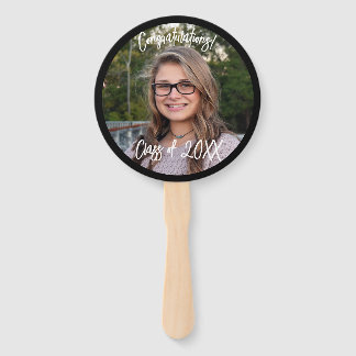 Abschluss Hand Fan, Foto Gefallen Graduate Fächer