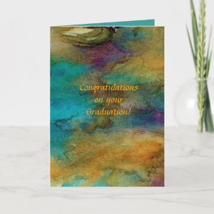 Abschluss Herzlichen Glückwunsch Grußkarte Karte