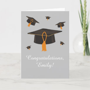 Abschluss Herzlichen Glückwunsch - Klassische Kart Feiertagskarte