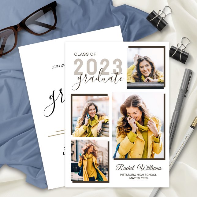 Abschluss High School 2023 Foto Party Einladung (Von Creator hochgeladen)