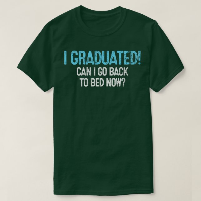 Abschluss Hochschulabsolvent Vintag T-Shirt (Design vorne)