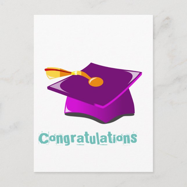 Abschluss Holiday Postkarte (Vorderseite)