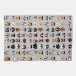 Abschluss Hund-Gesicht Geschirrtuch