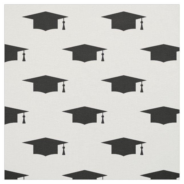 Abschluss-Hut mit Spinnstoffgewebe Stoff (Muster)